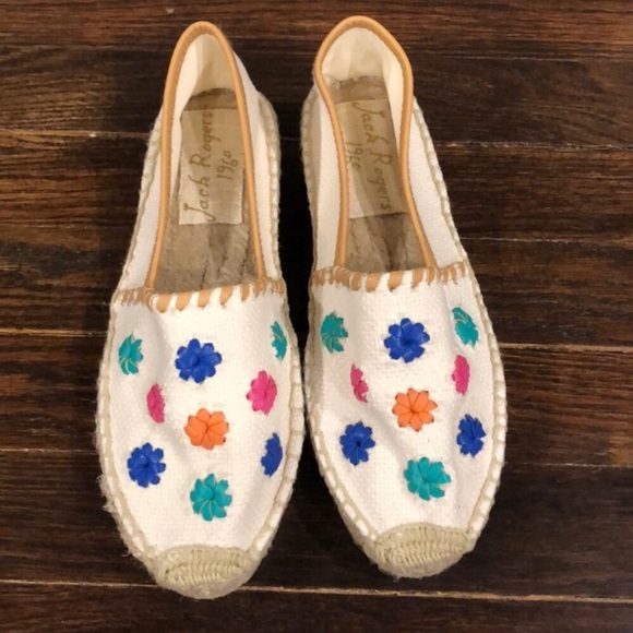 Jack Rogers Palmer Floral Espadrille shoes - Picture 3 of 7